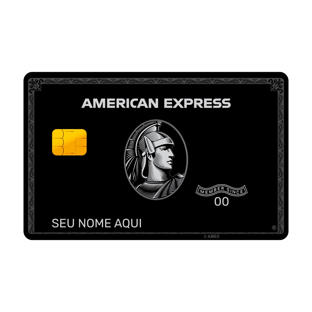 WONDCARD - Cartão De Metal - Amex Centurion WONDCARD - Cartão De Metal - Amex Centurion